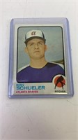 Rookie Ron Schueler 1973 Topps Baseball Card