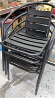 NEW 4pc ALUMINUM ARMED PATIO CHAIR LOT