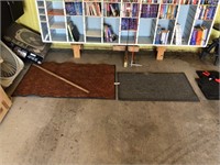 2 Rubber back Shop Rugs