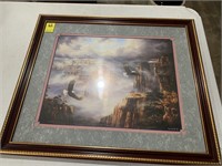 Framed Reichardt Eagle Print