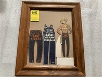 Casey Tibbs Cardboard Doll and Lee Clothes