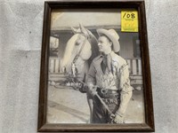 Signed Roy Rogers Picture