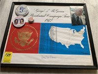 George McGovern Presidential Campaign Memoribilia
