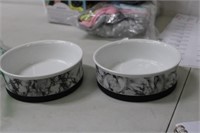 2 Bone Dry Pet Bowls