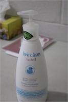 Live Clean Baby Lotion