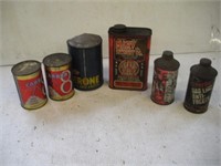 Vintage Advertising Metal Cans
