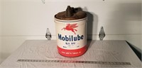 5gal Mobillube Oil Can