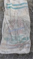 Henry Hirsch and Sons & Equity cloth seed bags