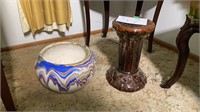 Planter Stand and Pottery Planter
 BR3