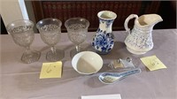 Glassware and Porcelain Lot Delft BR2