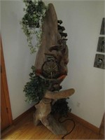 Driftwood and Copper Water Fountain