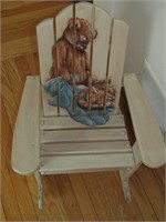 Bear and Cat Childs Rocking Chair