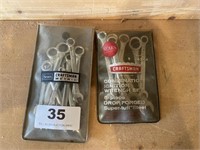2 Craftsman small wrench sets in pouches
