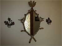 Wall Hanging Branch Mirror with