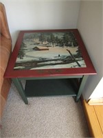 Dan Roe '99 Hand Painted Table (25 1/2" x 25 1/2")