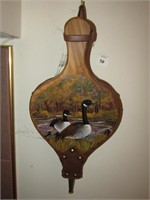 R. Horton Hand Painted Wooden Bellows
