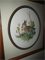 Ned Smith Rabbit Painting 862/2500