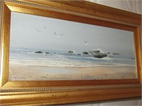 Original "Misty Seas" Painting by Rowenna Anderson