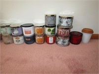 Lot of 16 Assorted Candles