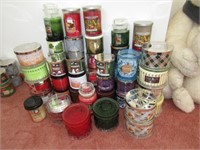 Lot of  48 USED Assorted Candles