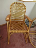 Snow Shoe Style Rocking Chair