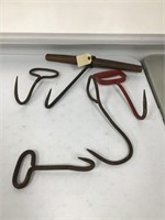 Primitive Hay Hooks