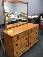 Dresser w/ Mirror     NOT SHIPPABLE
