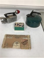Vintage Light, Tea Pot, Warming Plate