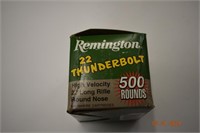 500 Rounds Remington 22 Thunderbolt