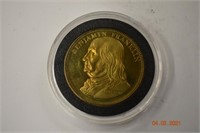 Benjamin Franklin 1 oz .99 fine silver