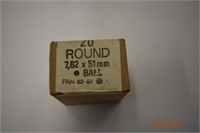 20 Rounds 7.62x51 Nato (308)