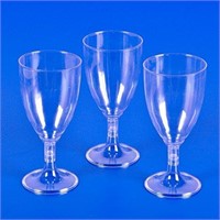 Plastic Clear Wine Glasses