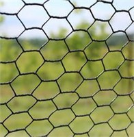 2' X 150' Steel Hex Web Black Dog Fence