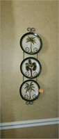 Palm Plate Wall Decor With Holder
