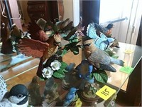2 Lenox Bird Figurines- Cedar waxwing and female