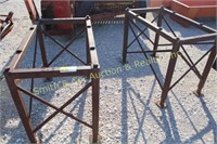 LOT OF 2 STEEL WORK STANDS