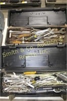 LOT OF 2 TOOL BOXES w/ TOOLS