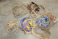 HALTERS, LEAD ROPES, LARIATS, TRASH CAN