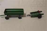 Wagon and Manure Spreader