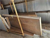 wood doors & rack