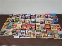 Large lot of western books