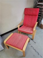 Chair with stool