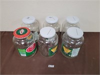 6x 4L pickel jars