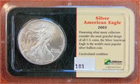 2003 Silver Eagle .999 unc