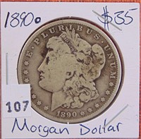 1890-O Morgan Dollar G