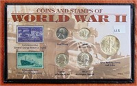 WWII unc coin set,