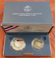 1991 Mt Rushmore PR Coin Set