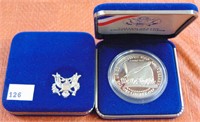 2, 1987 proof .900 silver commem. dollars