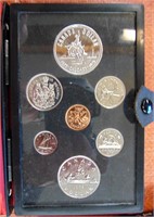 1974, 1975 Canada proof sets .500 silver dollars