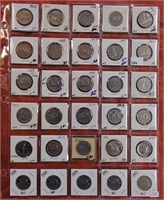 30 Canadian Nickels 1927-1964